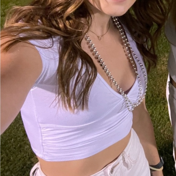 White Garage crop top - Picture 5 of 6